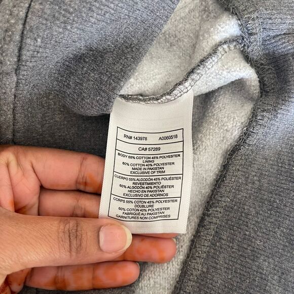 Puma Kids' Boys Gray Fleece Pullover Sweatshirt Hoodie Size 4-5 Years - Picture 7 of 7